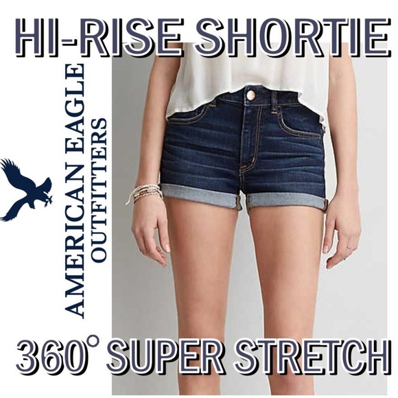 American Eagle Outfitters Pants - ❌1 HOUR SALE❌Hi-Rise Shortie 360* Super Stretch X4